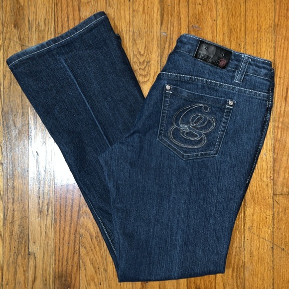 Coogi Authentic Sexy Denim embellished Jeans Size 12 - Picture 2 of 12
